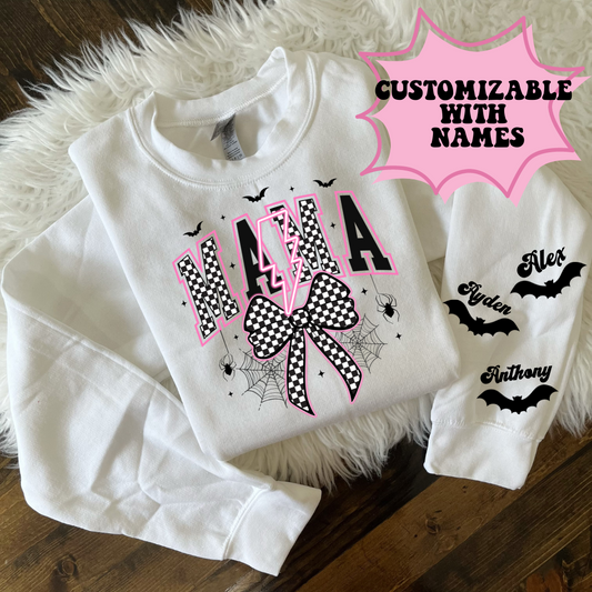 Custom Mama Bow - Sweater