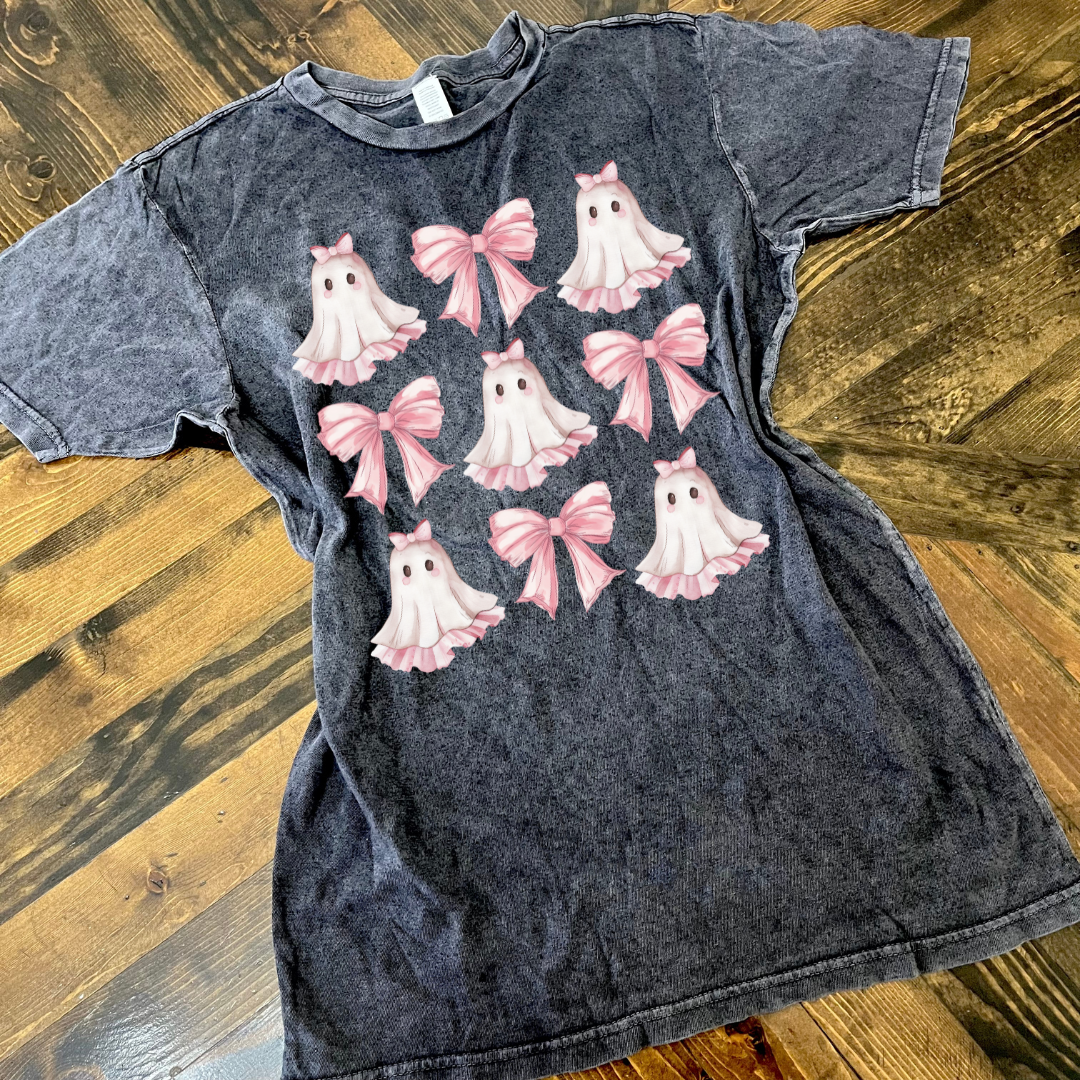 Pink Coquette Ghost Bows - T shirt