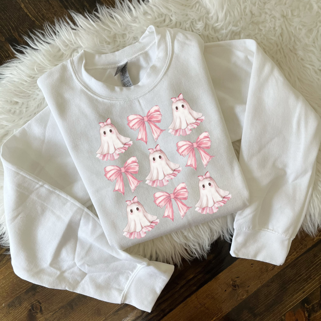 Pink Coquette Ghosties - Sweater